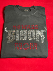 Bison Mom Custom Rhinestone T-shirt
