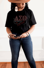 Custom Rhinestone T-shirt (Deltaversary)
