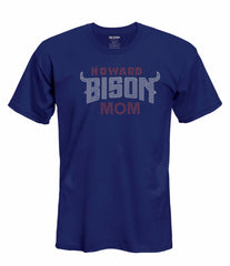 Bison Mom Custom Rhinestone T-shirt